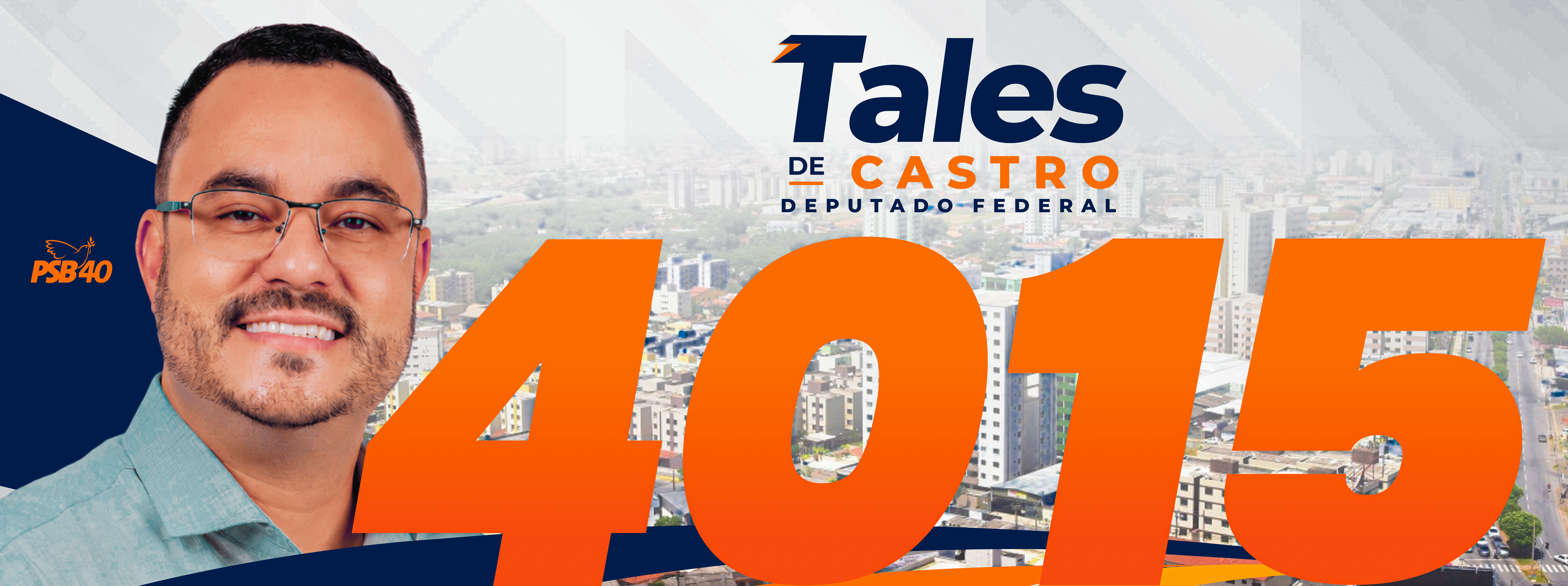 Capa principal da campanha de Tales de Castro 4015